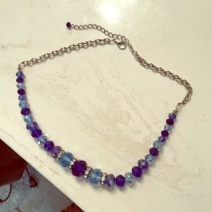 Blue necklace